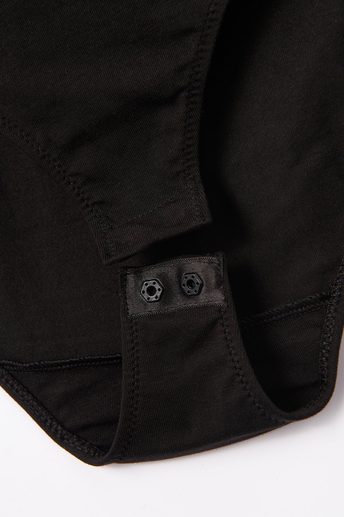 Siyah Askılı Pamuklu Body