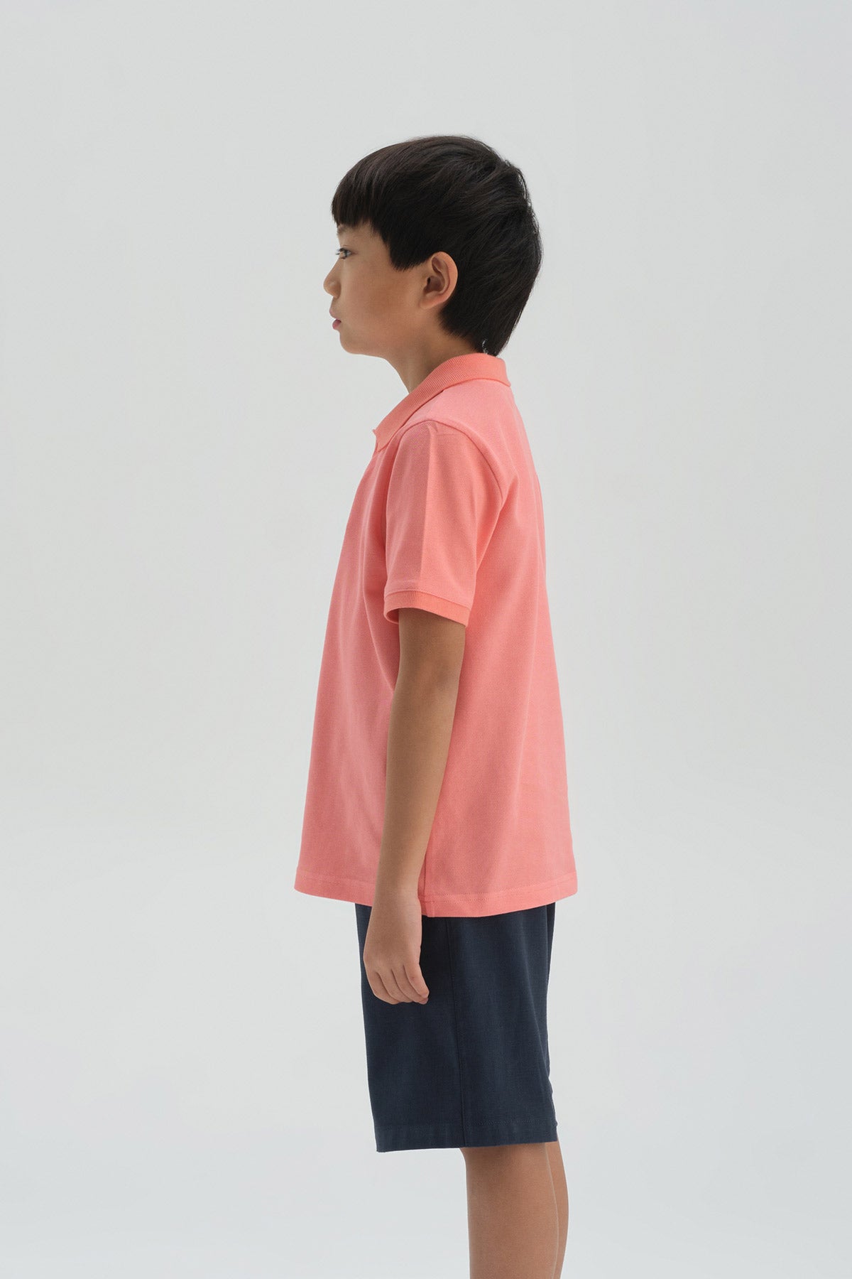 SALMON POLO T-SHIRT