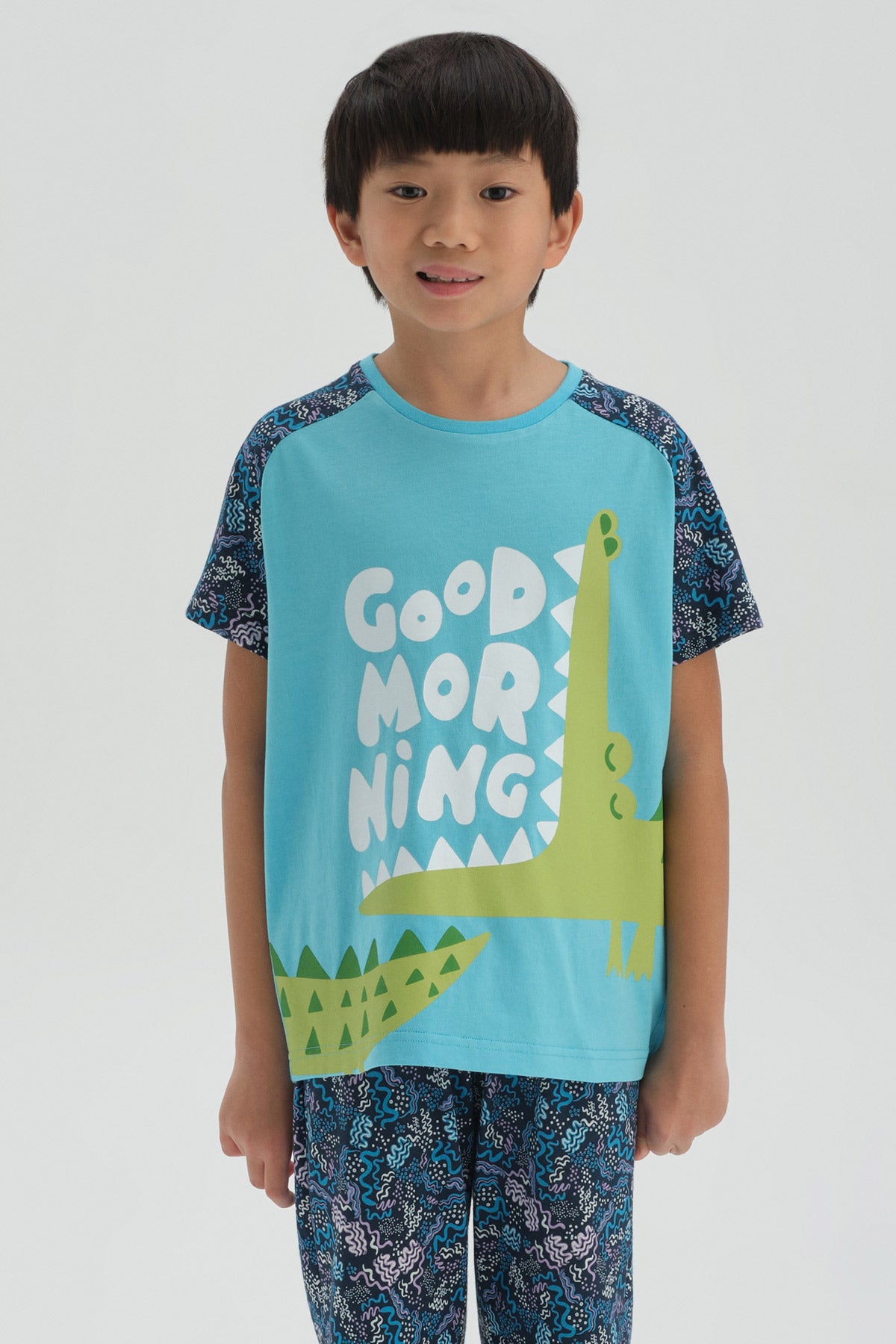 TURQUOISE PYJAMA SET