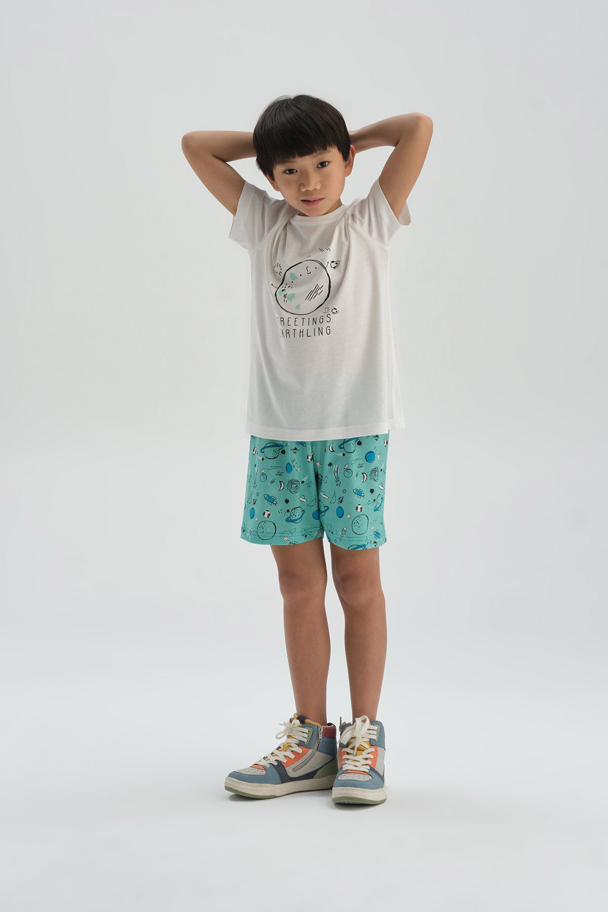 TURQUOISE PYJAMA SET