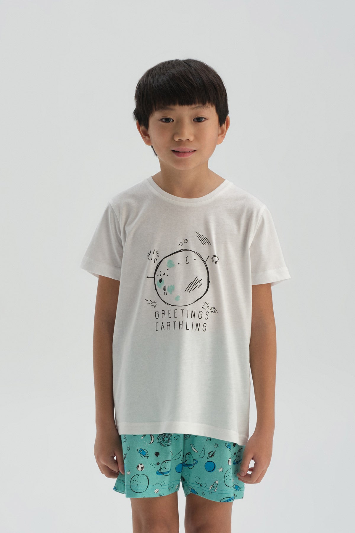 TURQUOISE PYJAMA SET