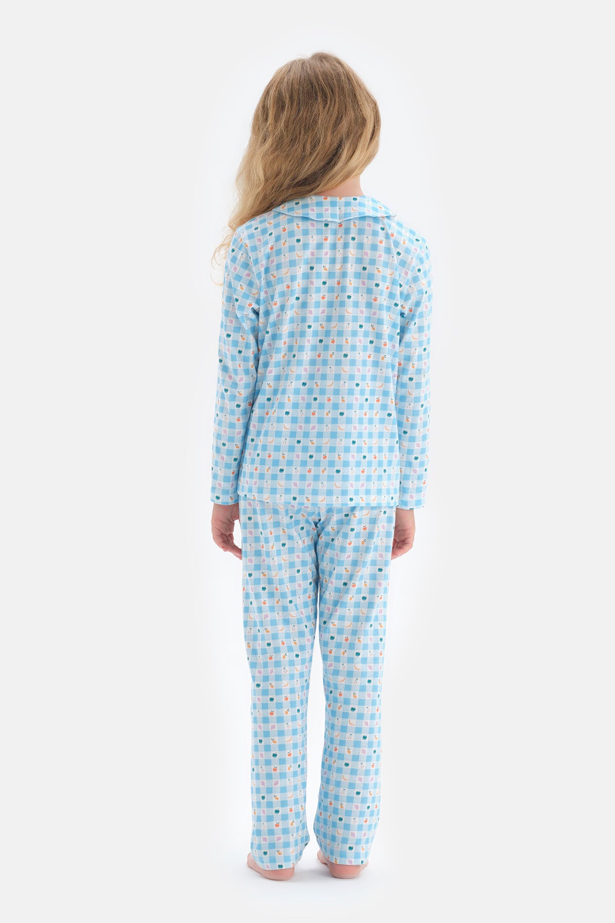 BLUE PRINTED PYJAMA SET