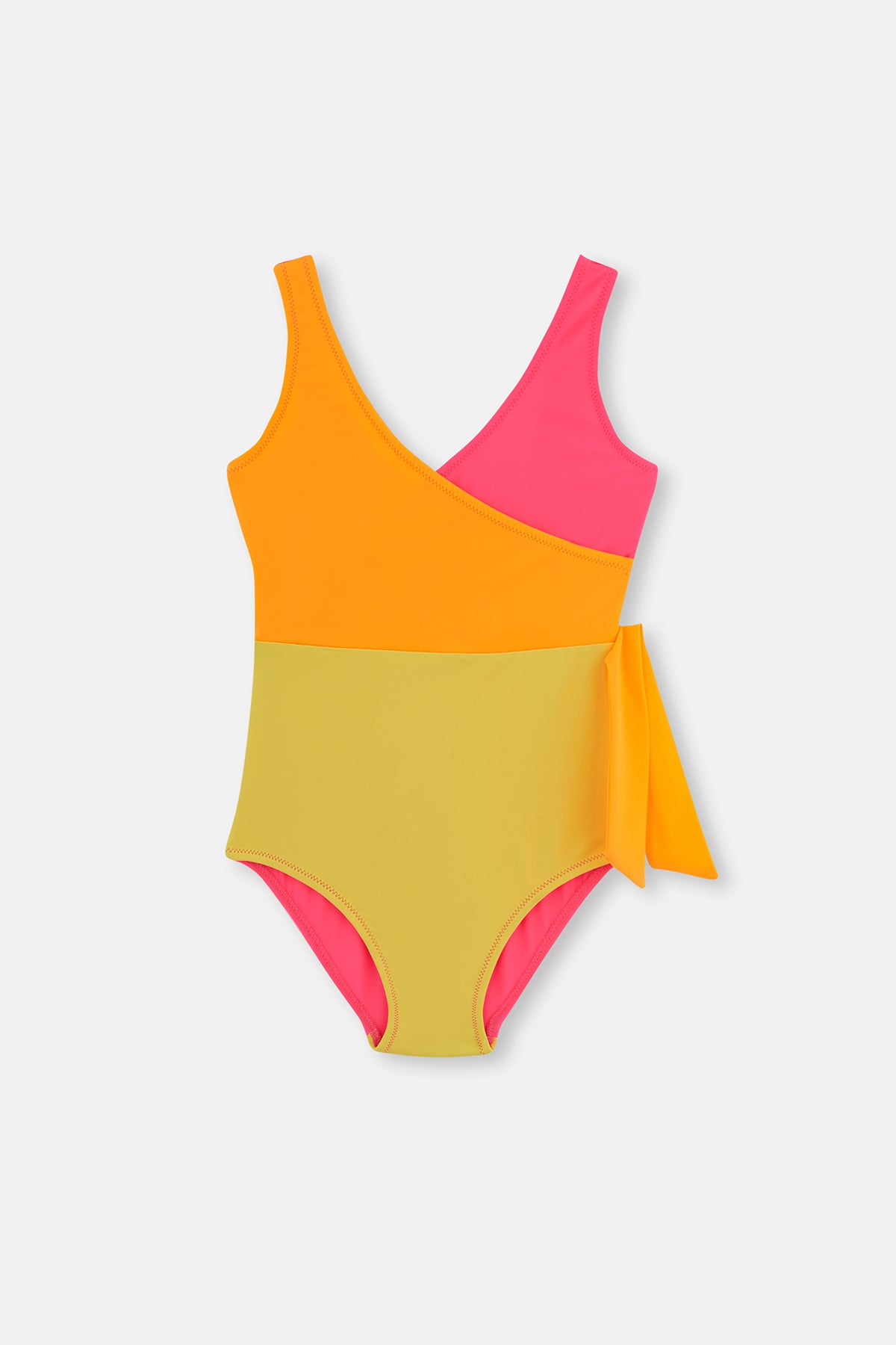 YELLOW - PINK SWIMSUIT