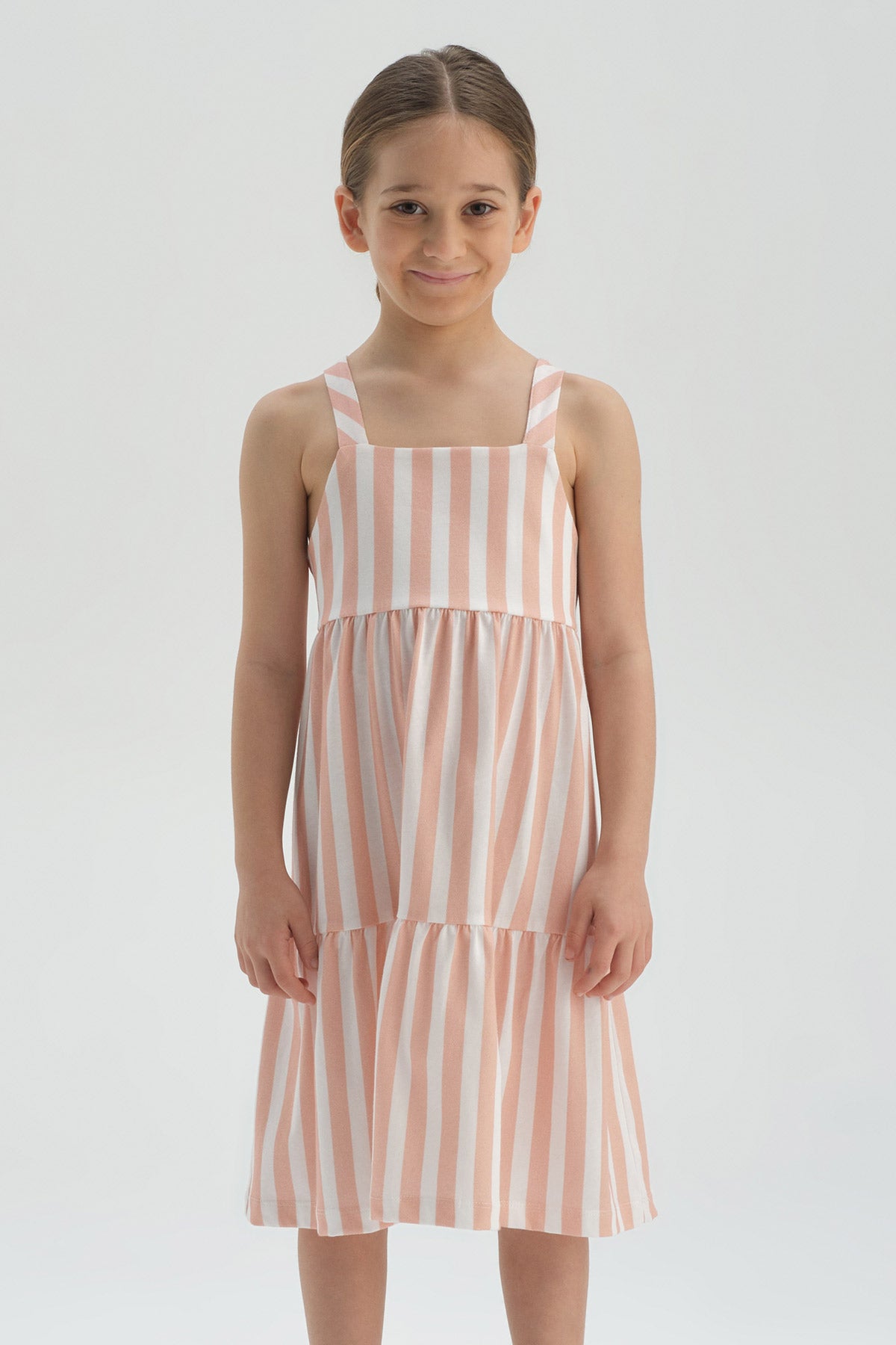 PINK STRIPED DRESS