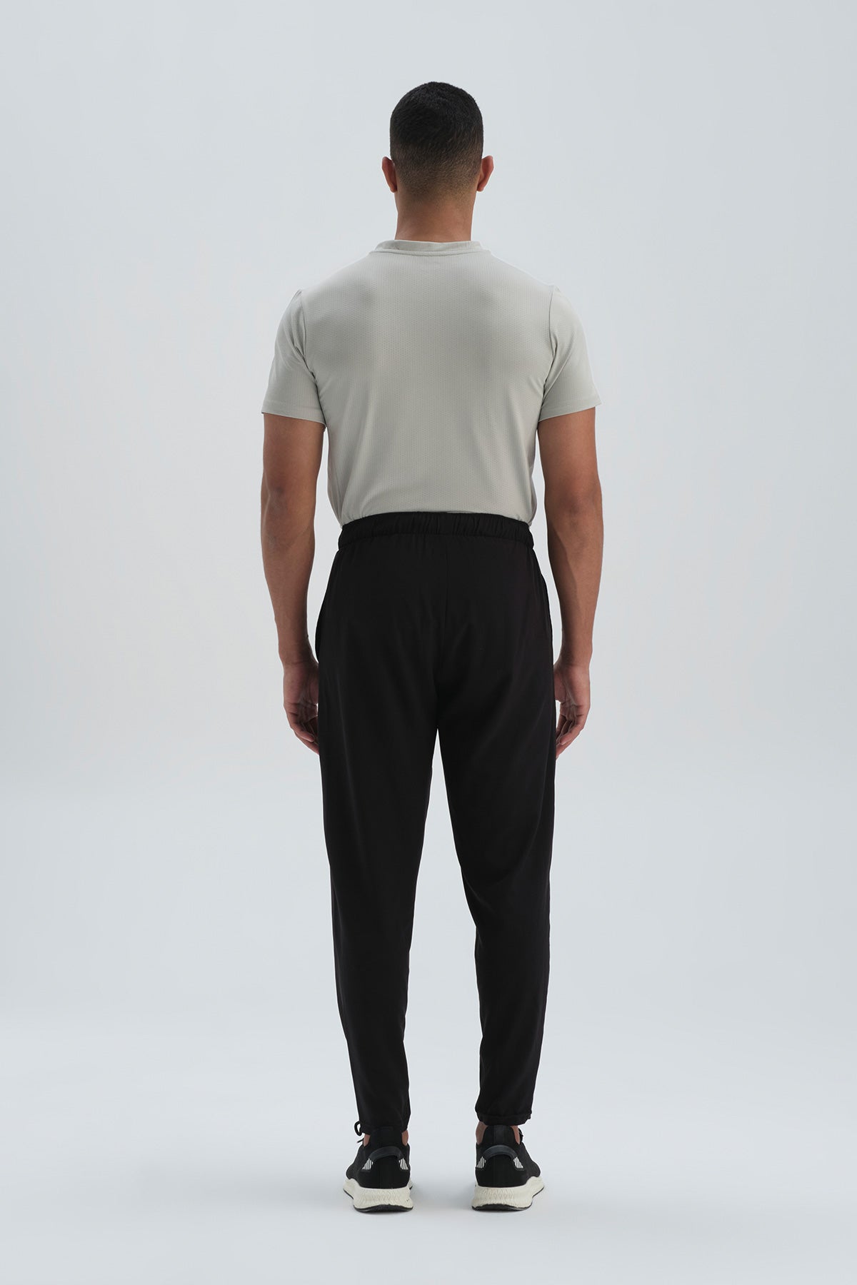 BLACK TRACKSUIT BOTTOM