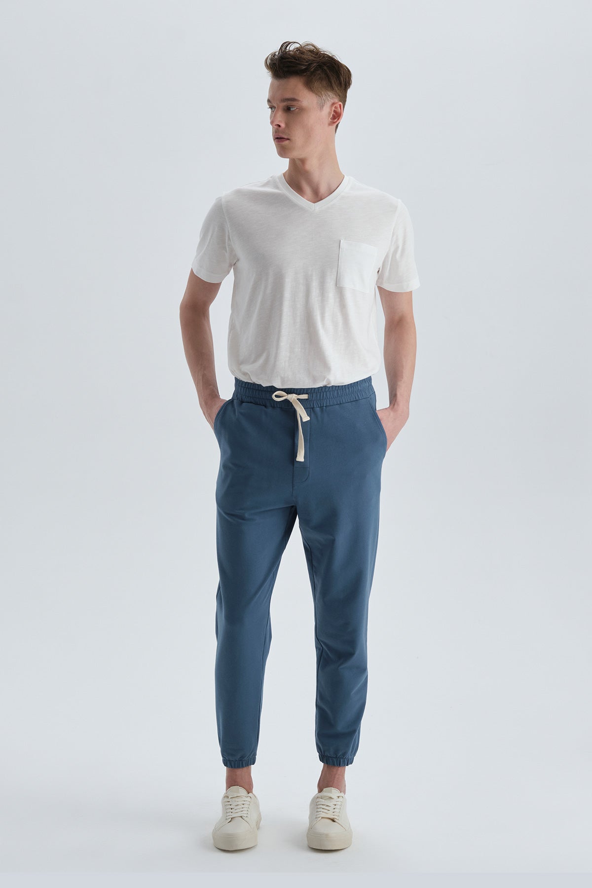 INDIGO TRACKSUIT BOTTOM