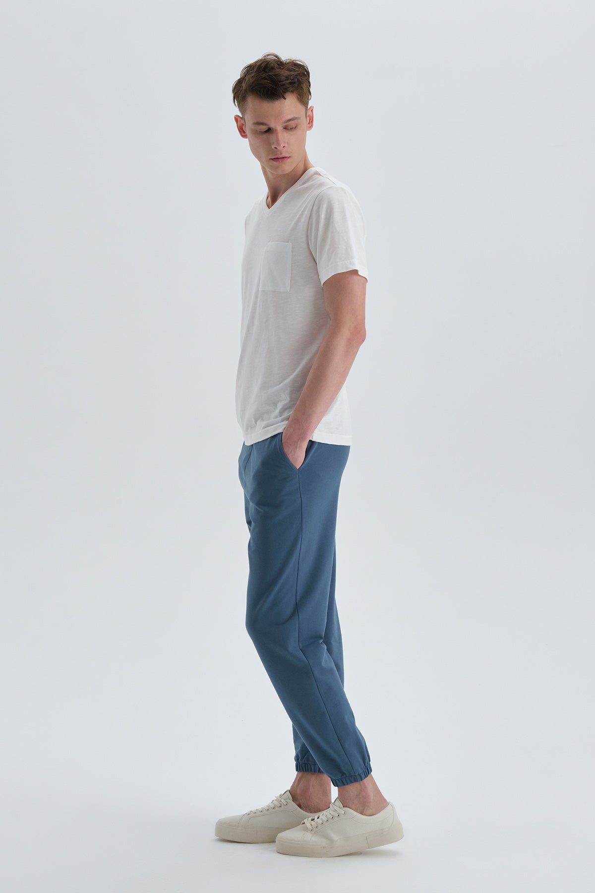 INDIGO TRACKSUIT BOTTOM