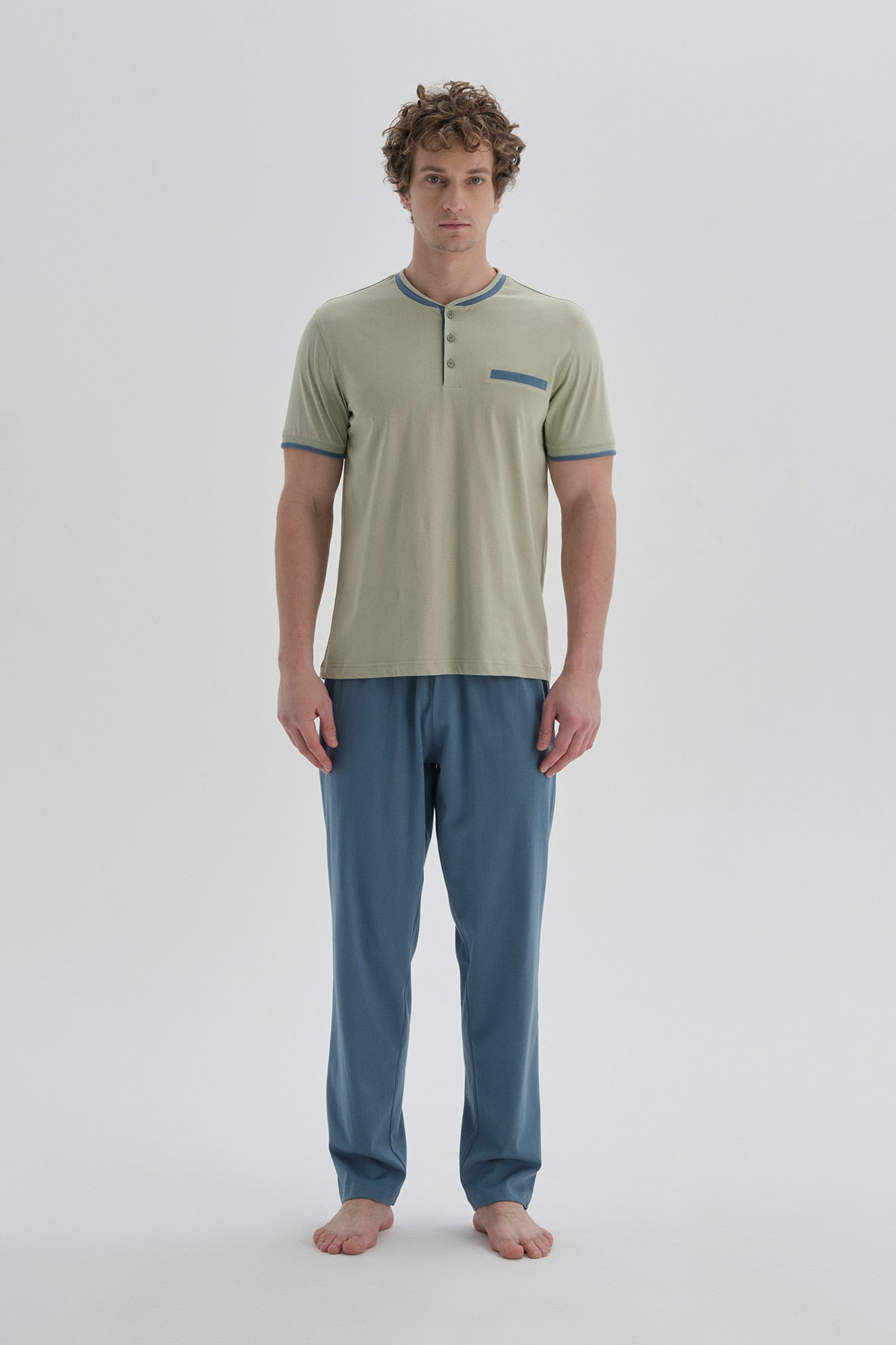 GREEN PYJAMA SET