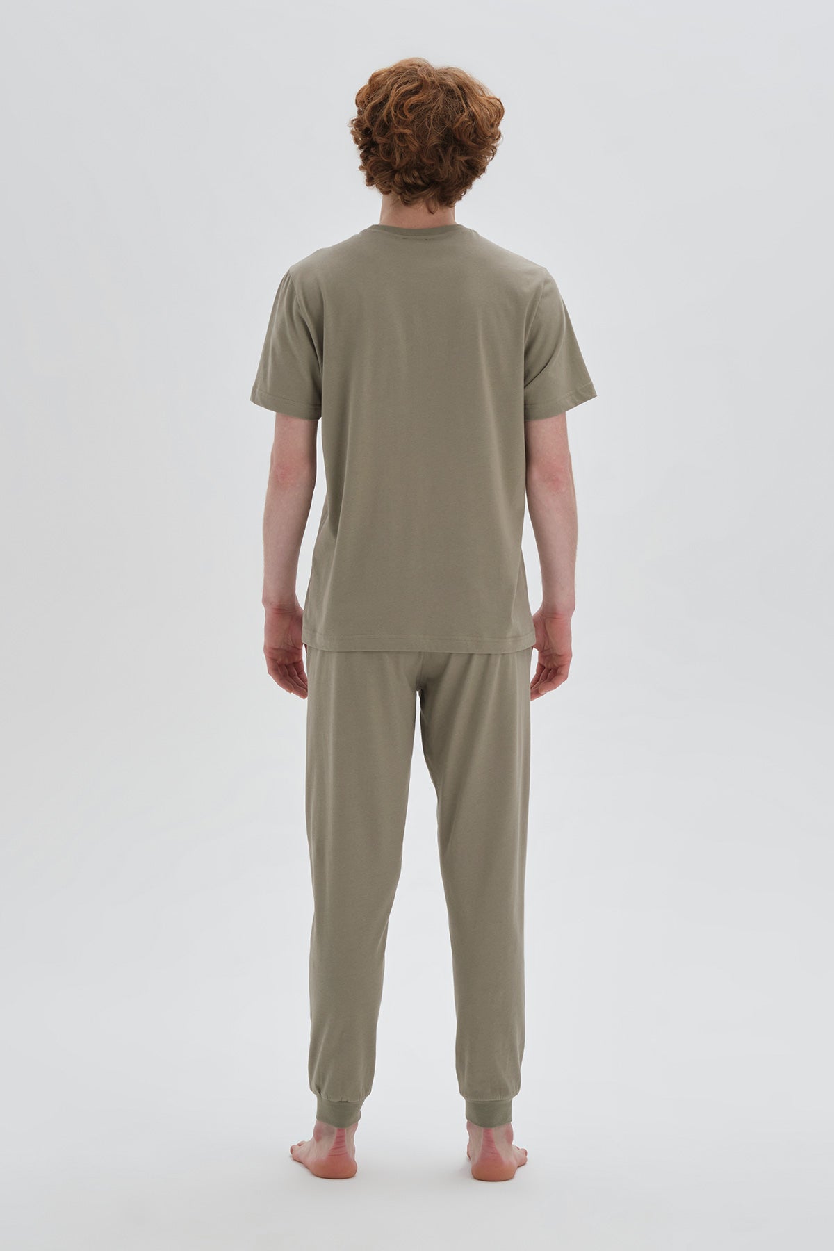 KHAKI PYJAMA SET
