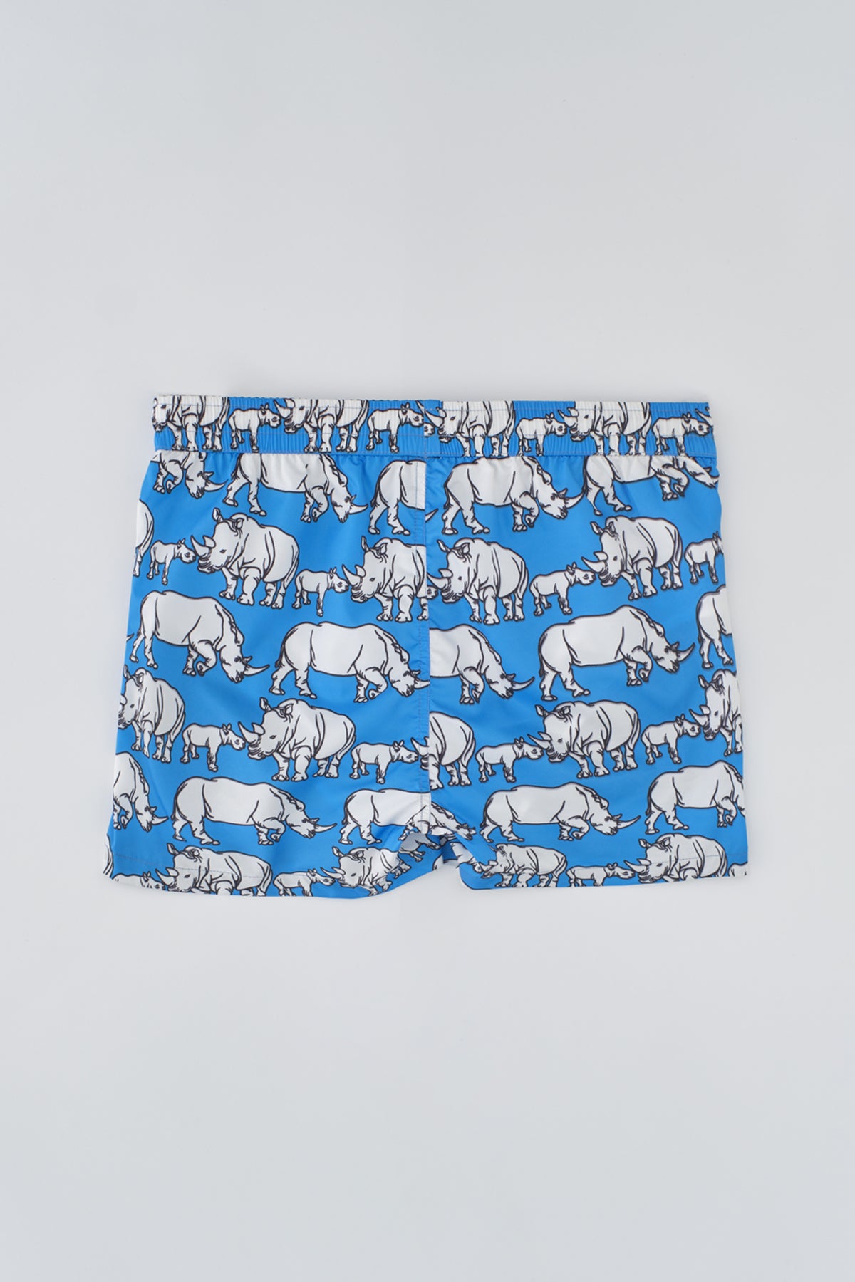 Turkuaz Micro Kısa Gergedan Desenli Deniz Şortu