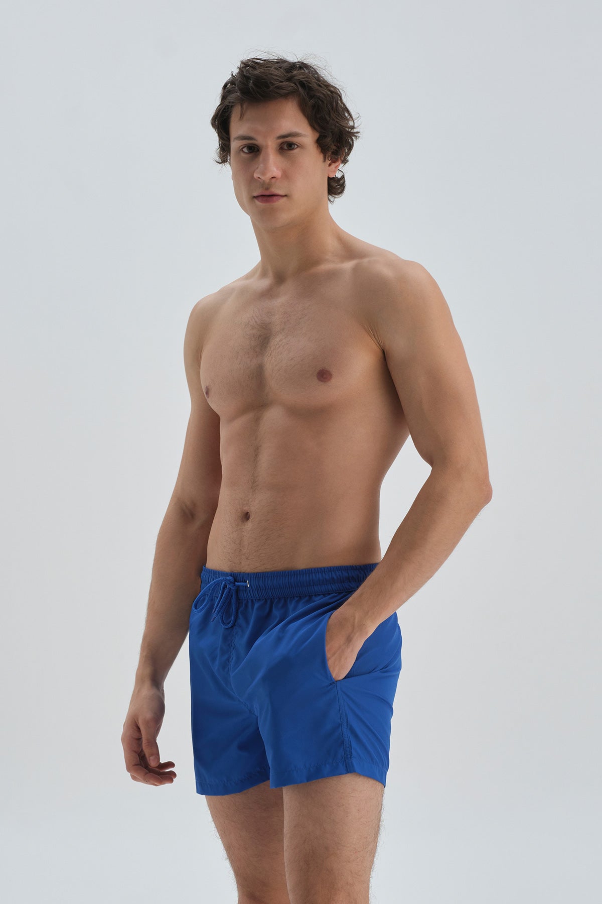 Sax Micro Kısa Düz Deniz Şortu