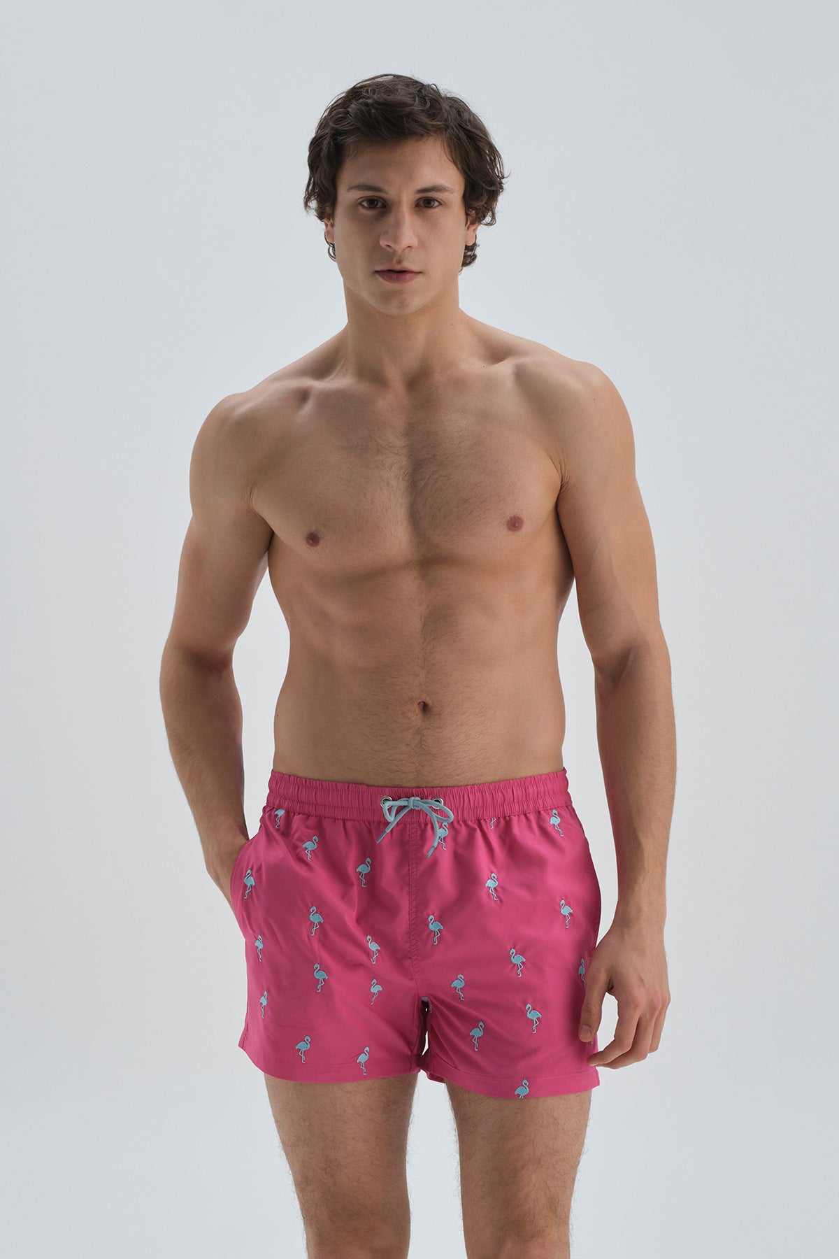 PINK SWIM SHORT