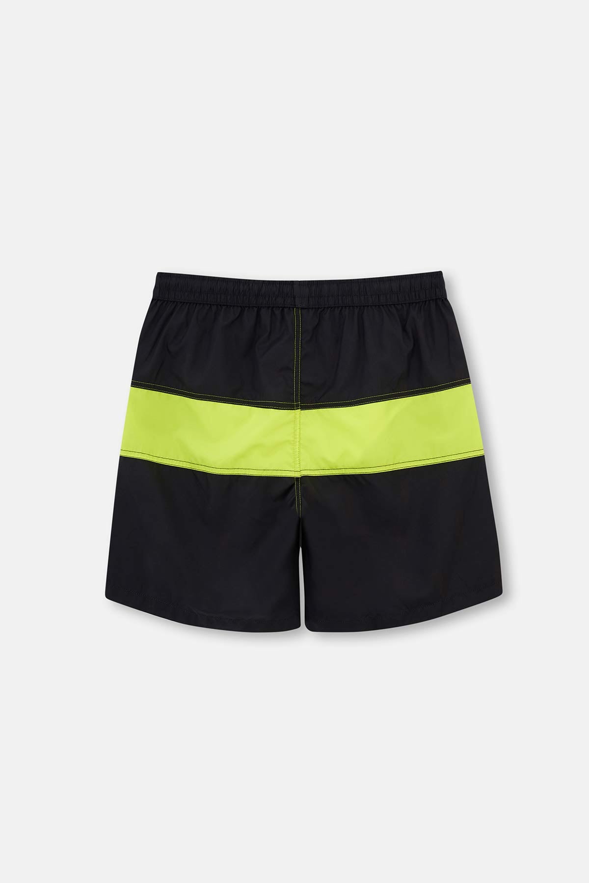 NAVY - GREEN SWIM SHORT