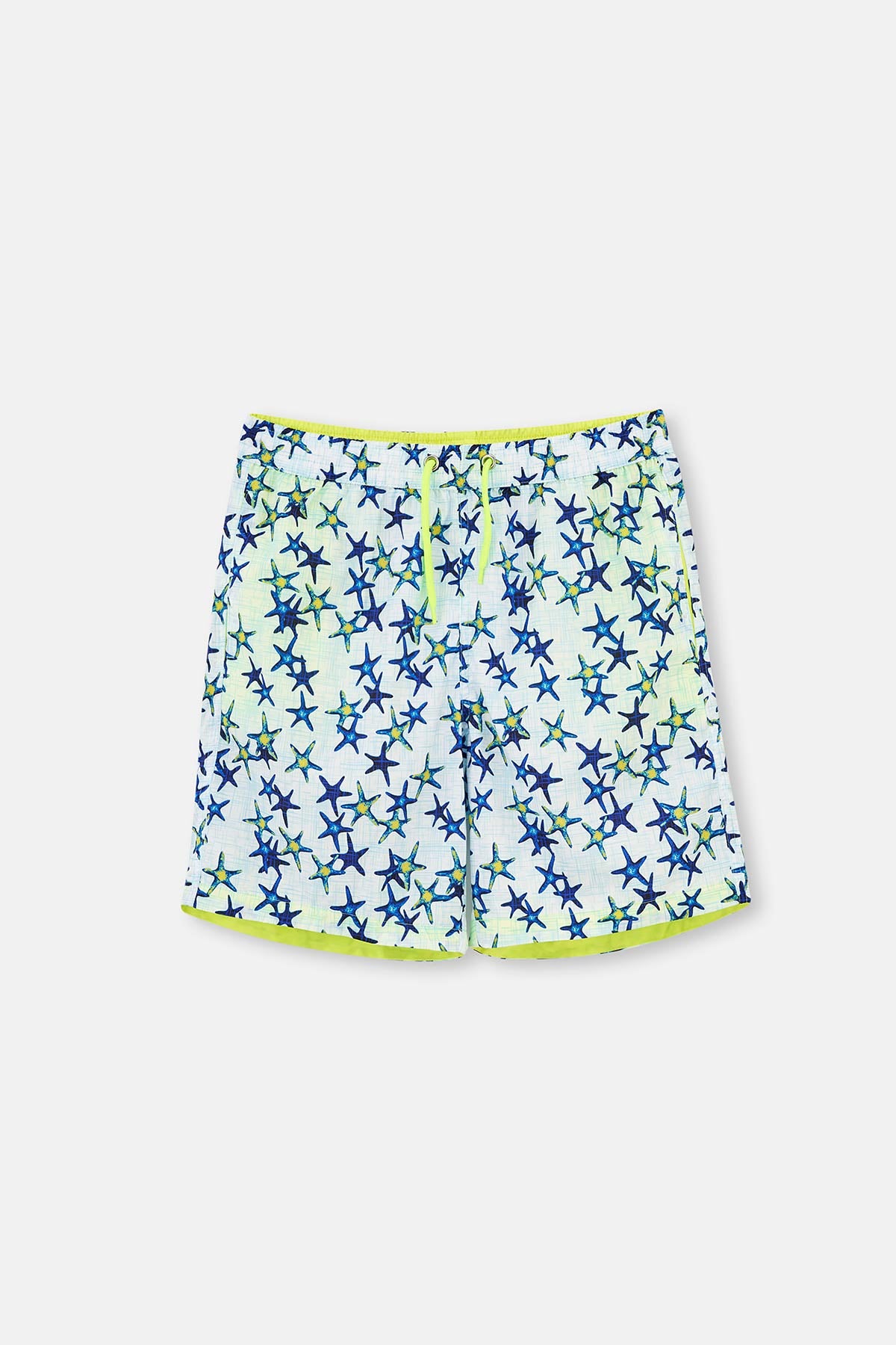 SAX - WHITE SWIM SHORT