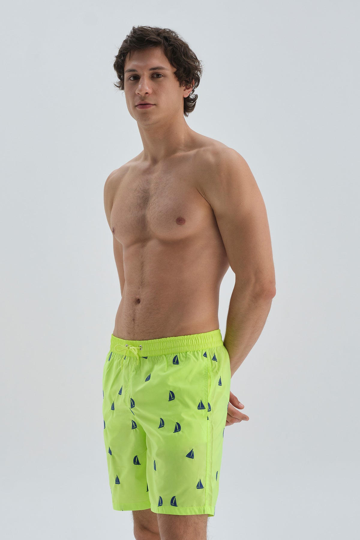 GREEN SWIM SHORT
