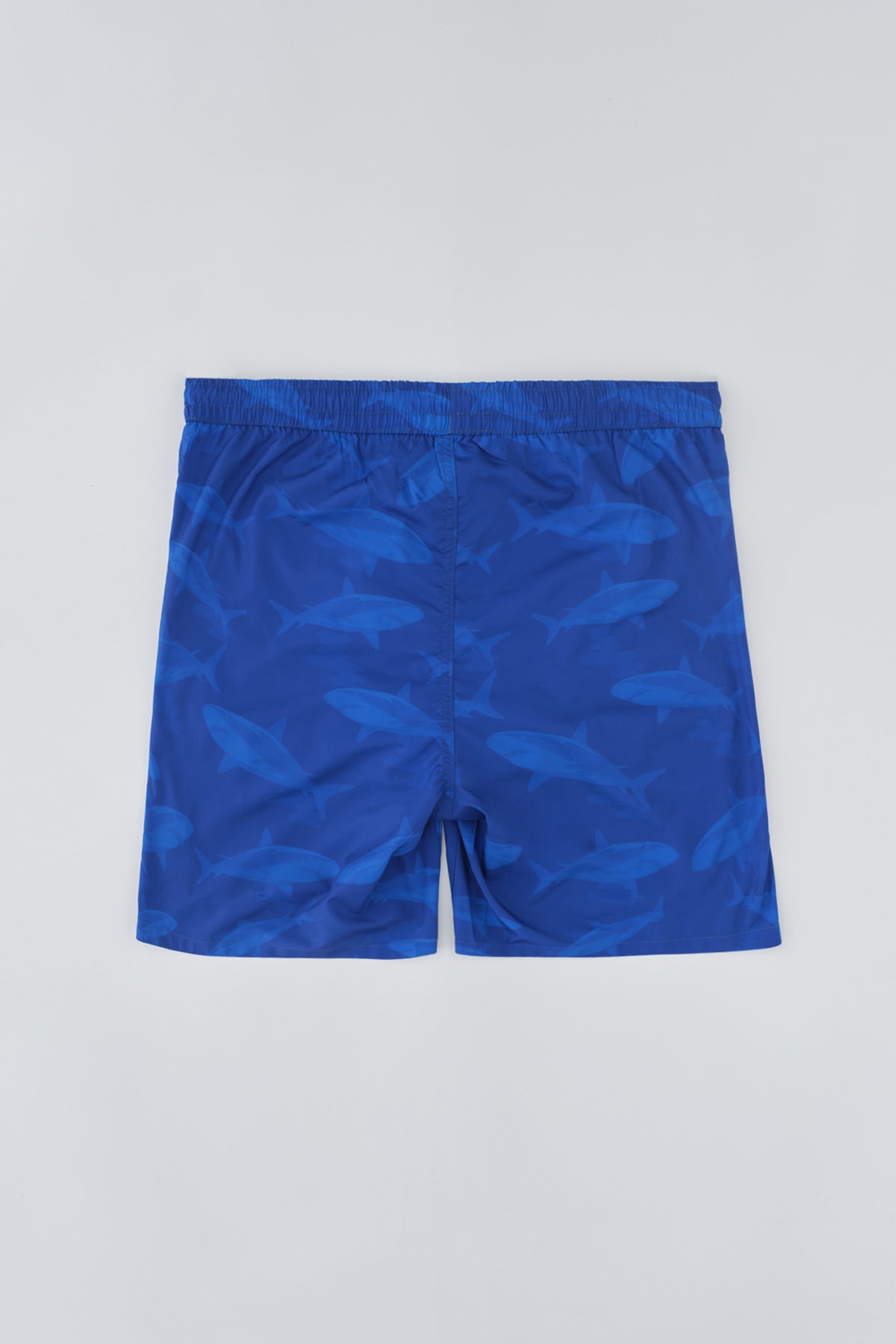 Sax Micro Uzun Balık Desenli Deniz Şortu