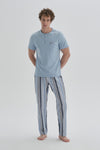 BLUE PYJAMA BOTTOM
