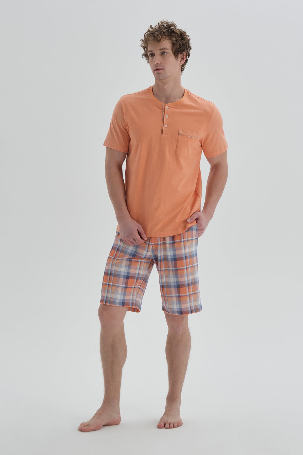 CORAL SHORT PYJAMA SET