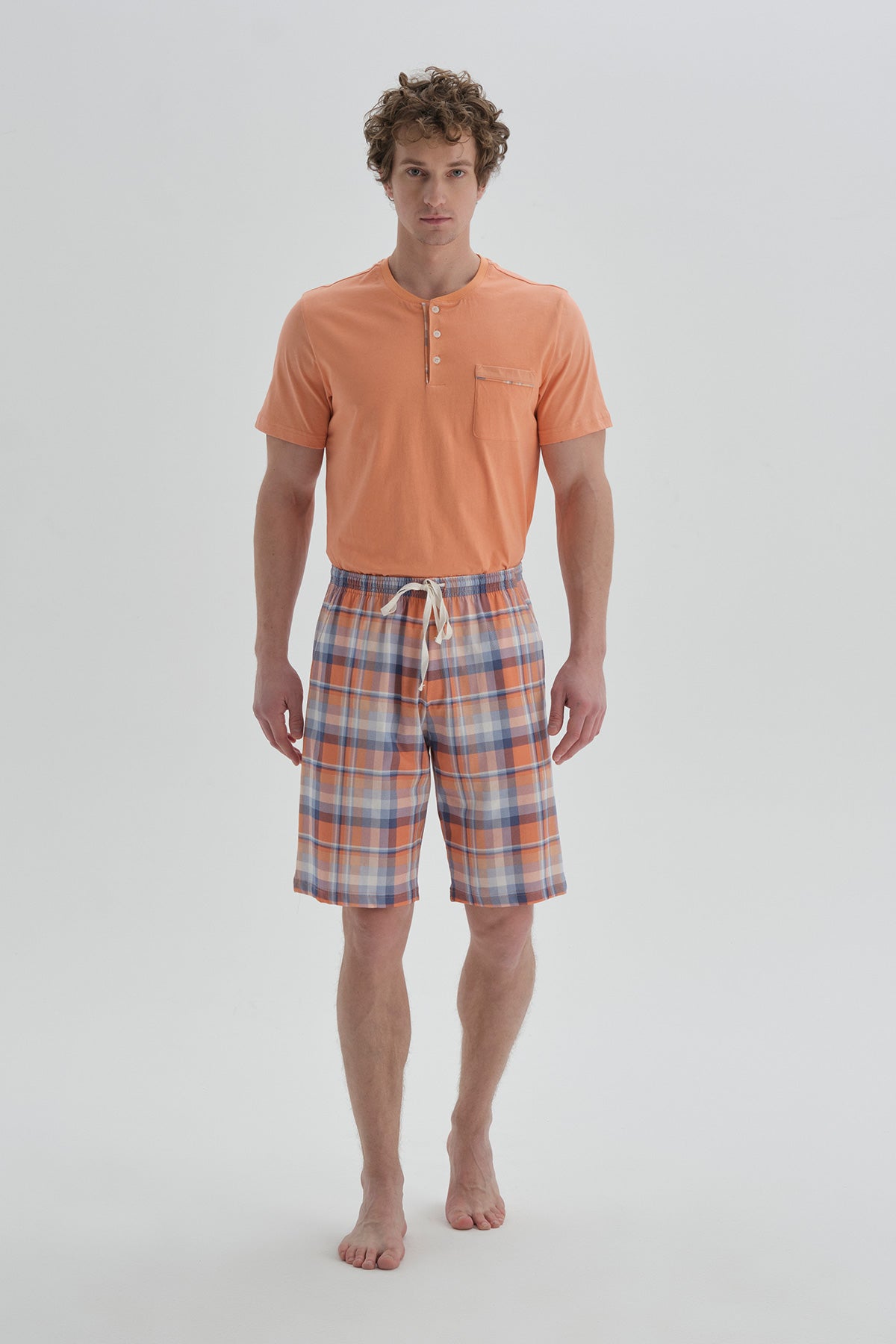 CORAL SHORT PYJAMA SET