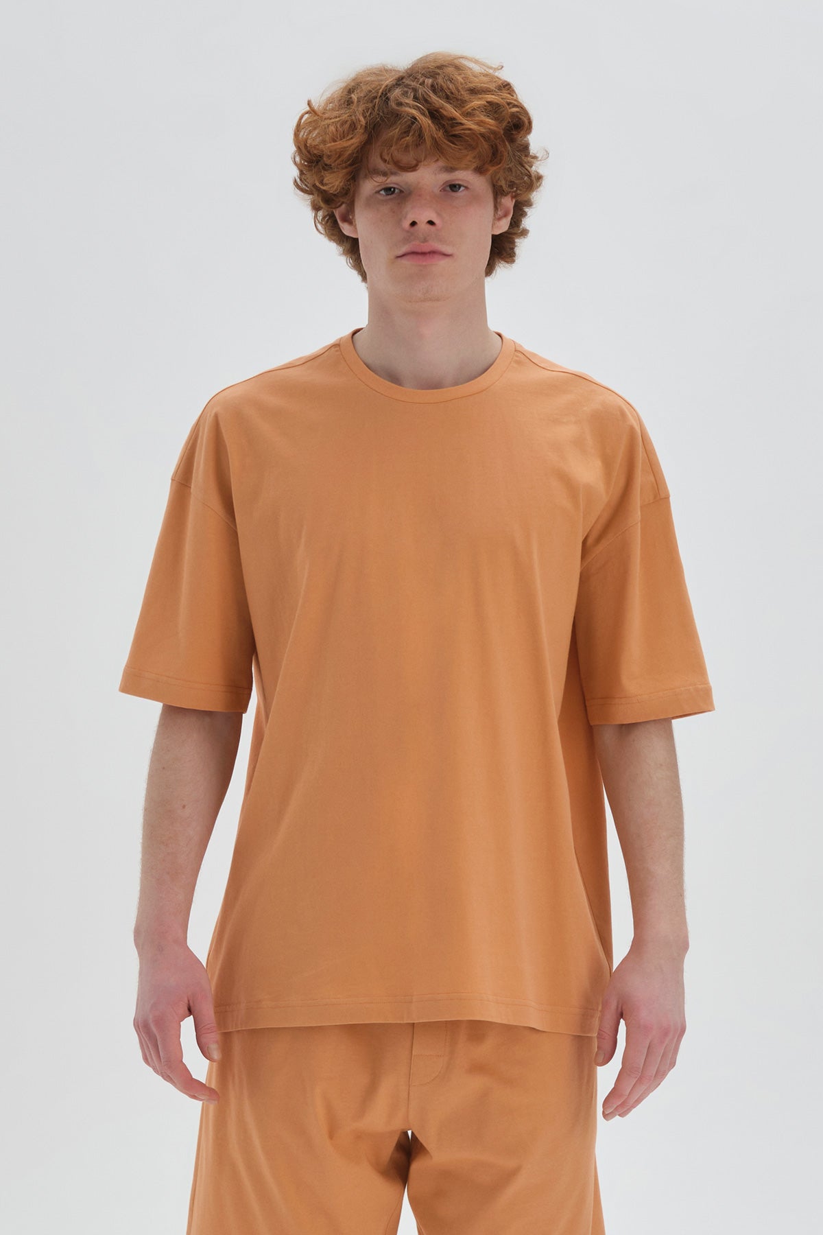 ORANGE SHORT PYJAMA SET