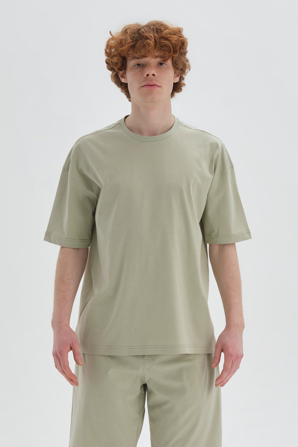 GREEN SHORT PYJAMA SET