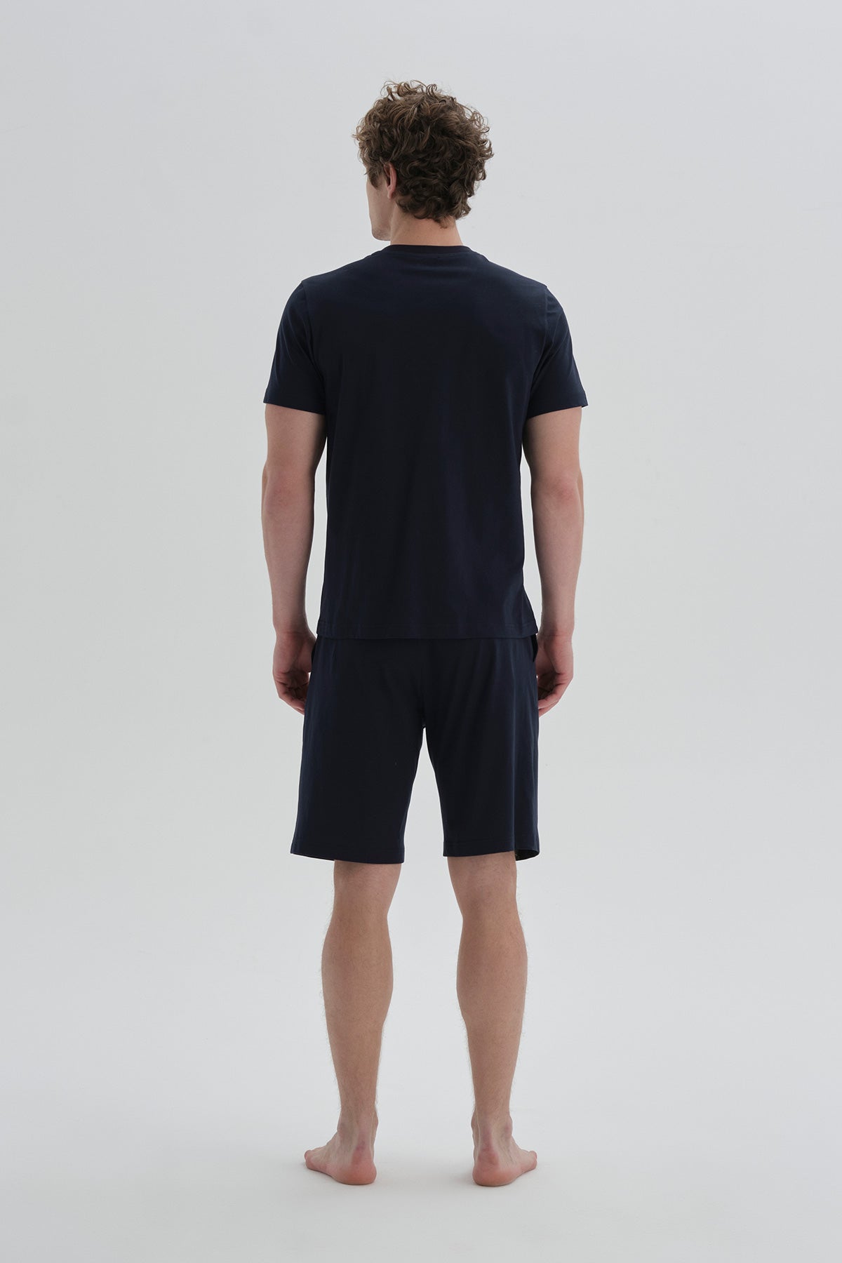 NAVY SHORT PYJAMA SET