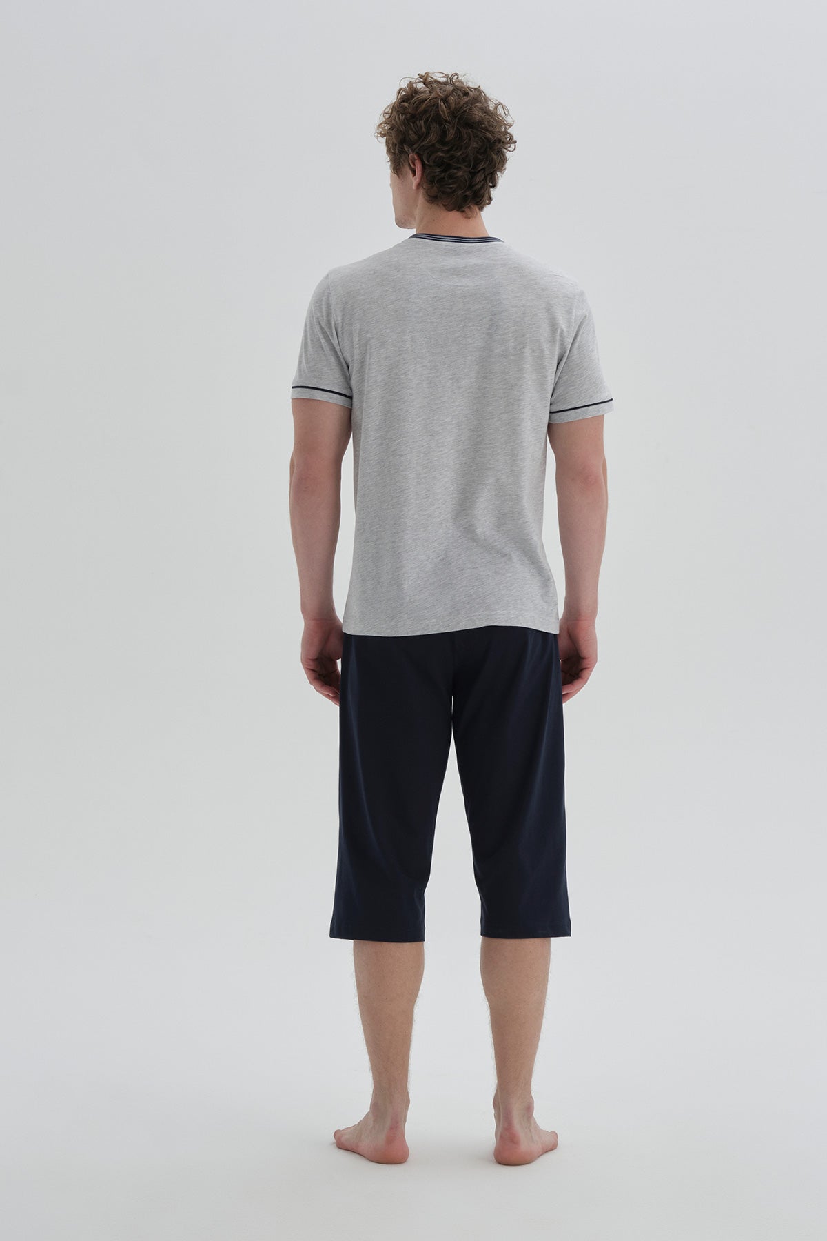 GREY SHORT PYJAMA SET