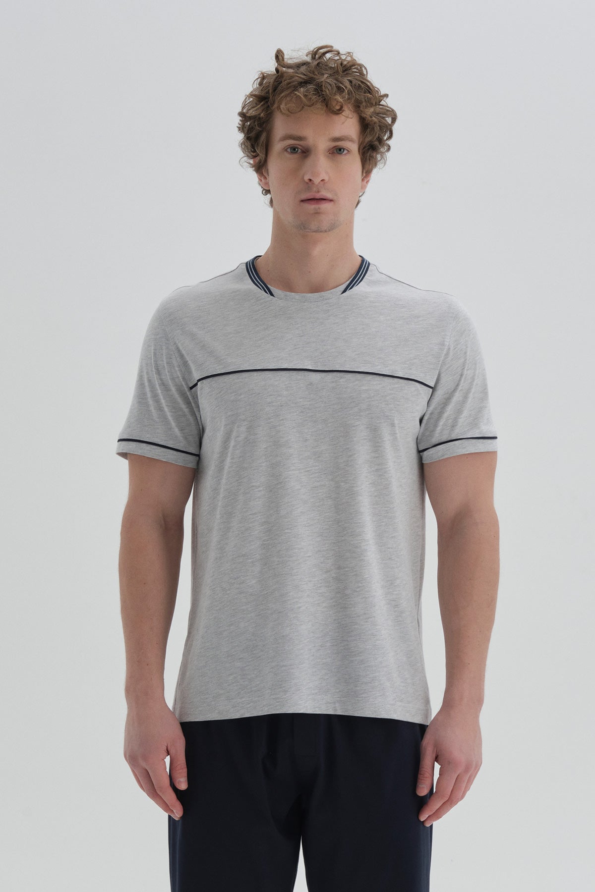 GREY SHORT PYJAMA SET