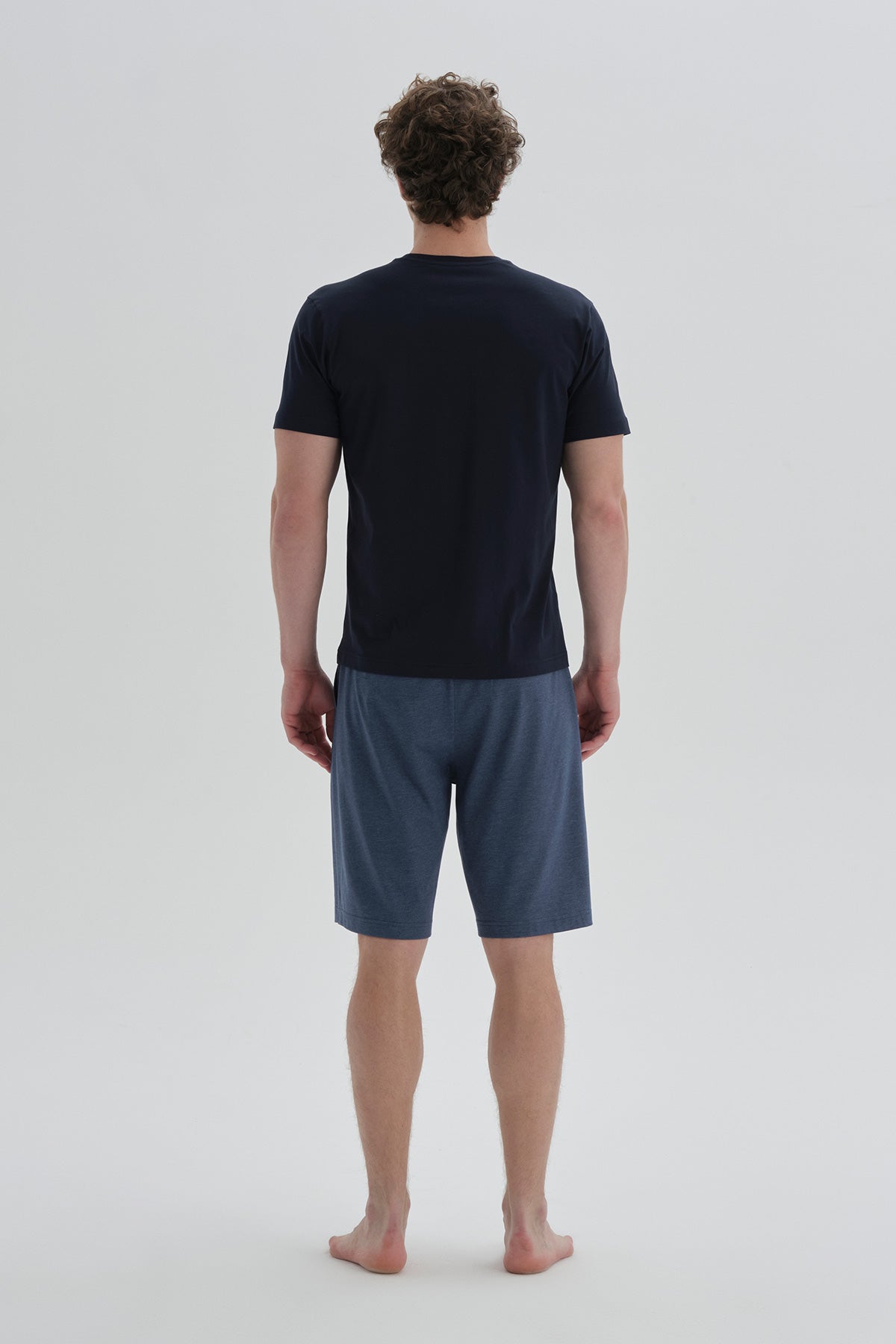 NAVY SHORT PYJAMA SET