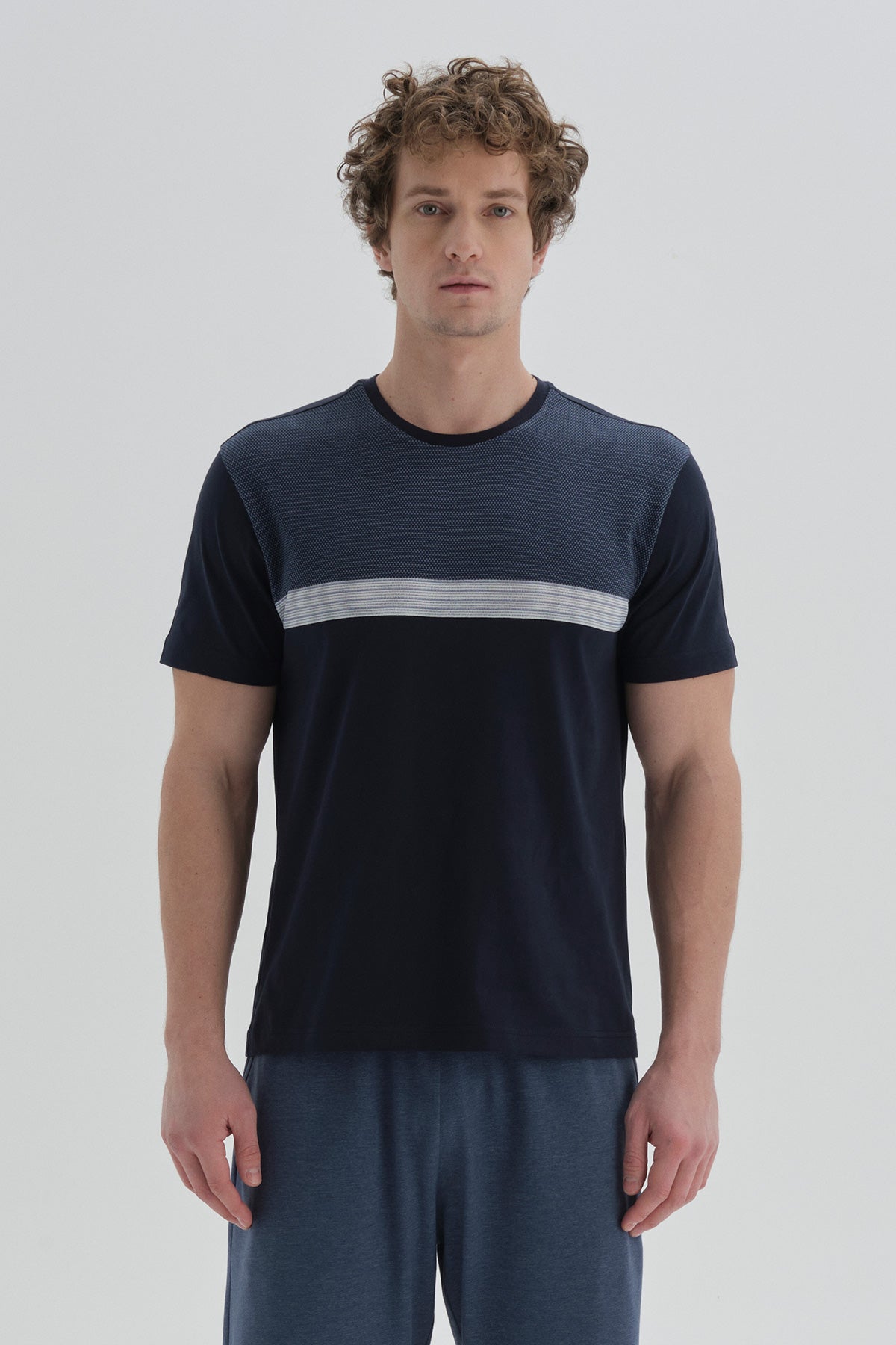 NAVY SHORT PYJAMA SET