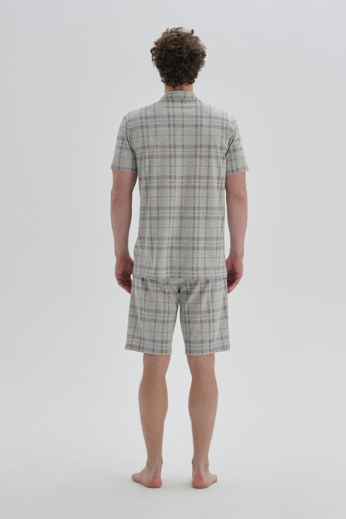 GREY SHORT PYJAMA SET