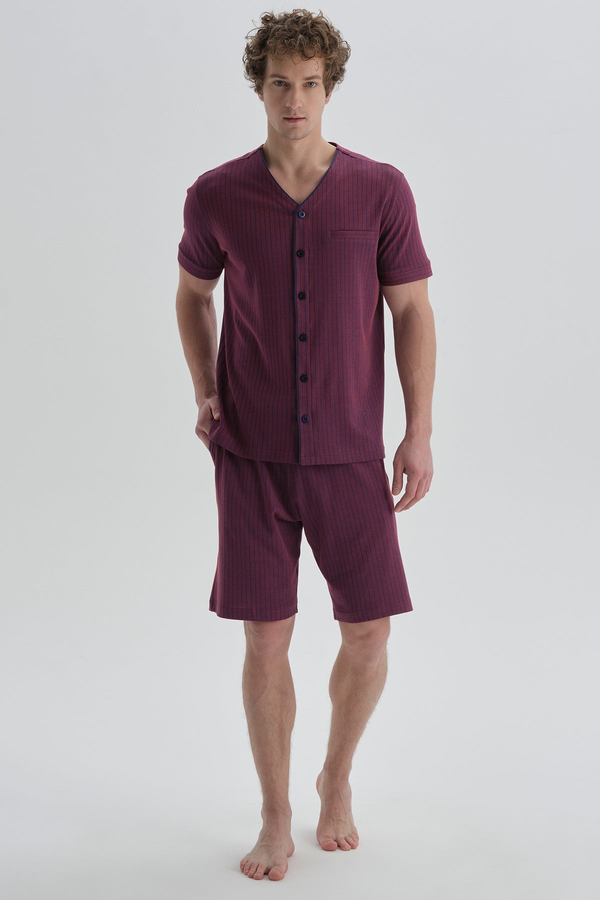BORDEAUX SHORT PYJAMA SET