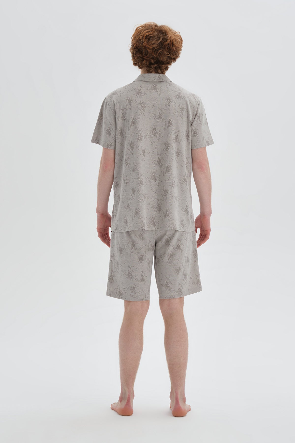 GREY SHORT PYJAMA SET