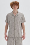 GREY SHORT PYJAMA SET