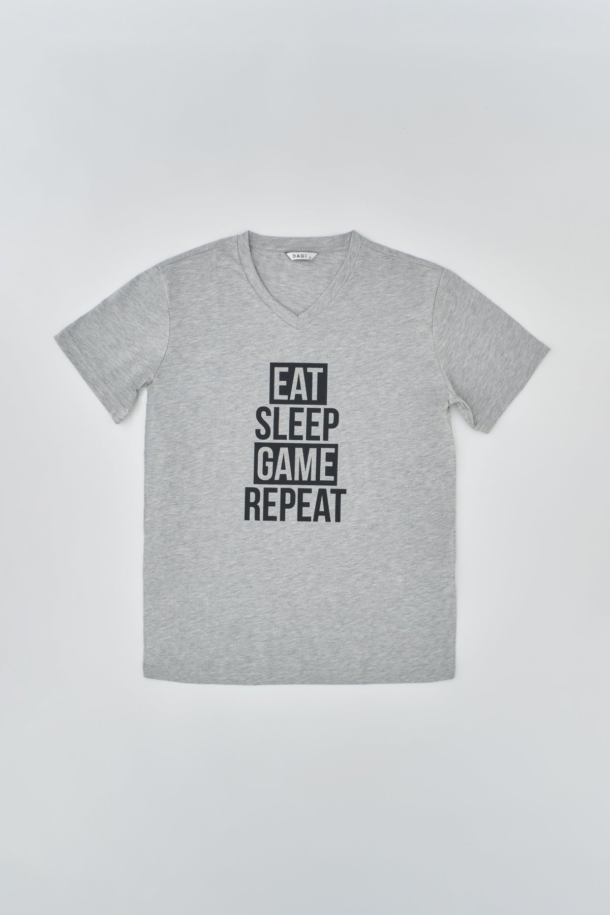 GREY MELANGE SHORTS SET