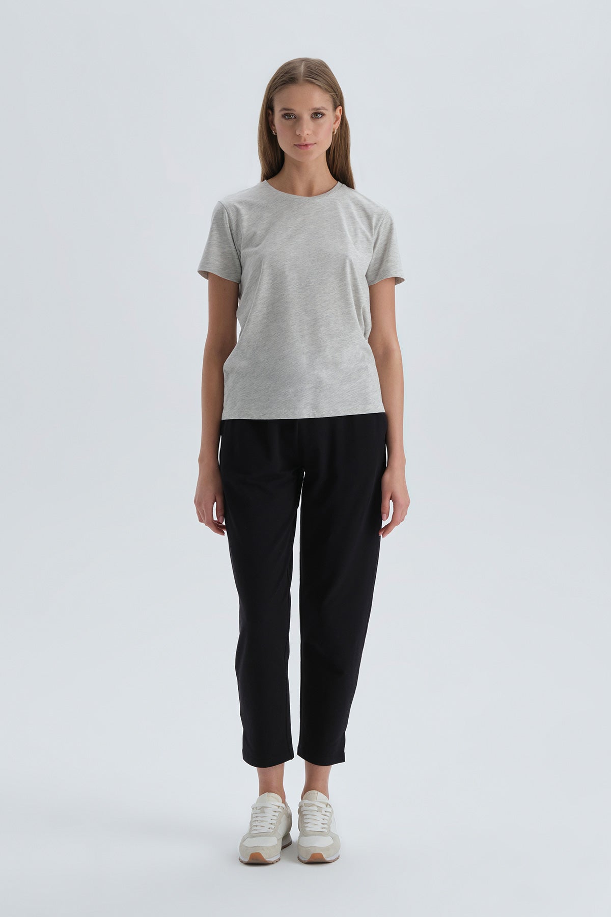 GREY MELANGE T-SHIRT