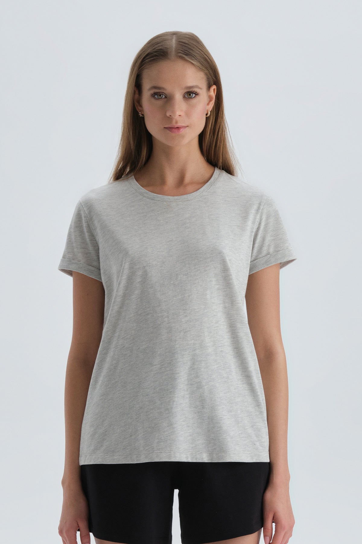GREY MELANGE T-SHIRT