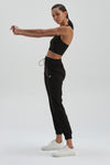 BLACK TRACKSUIT BOTTOM