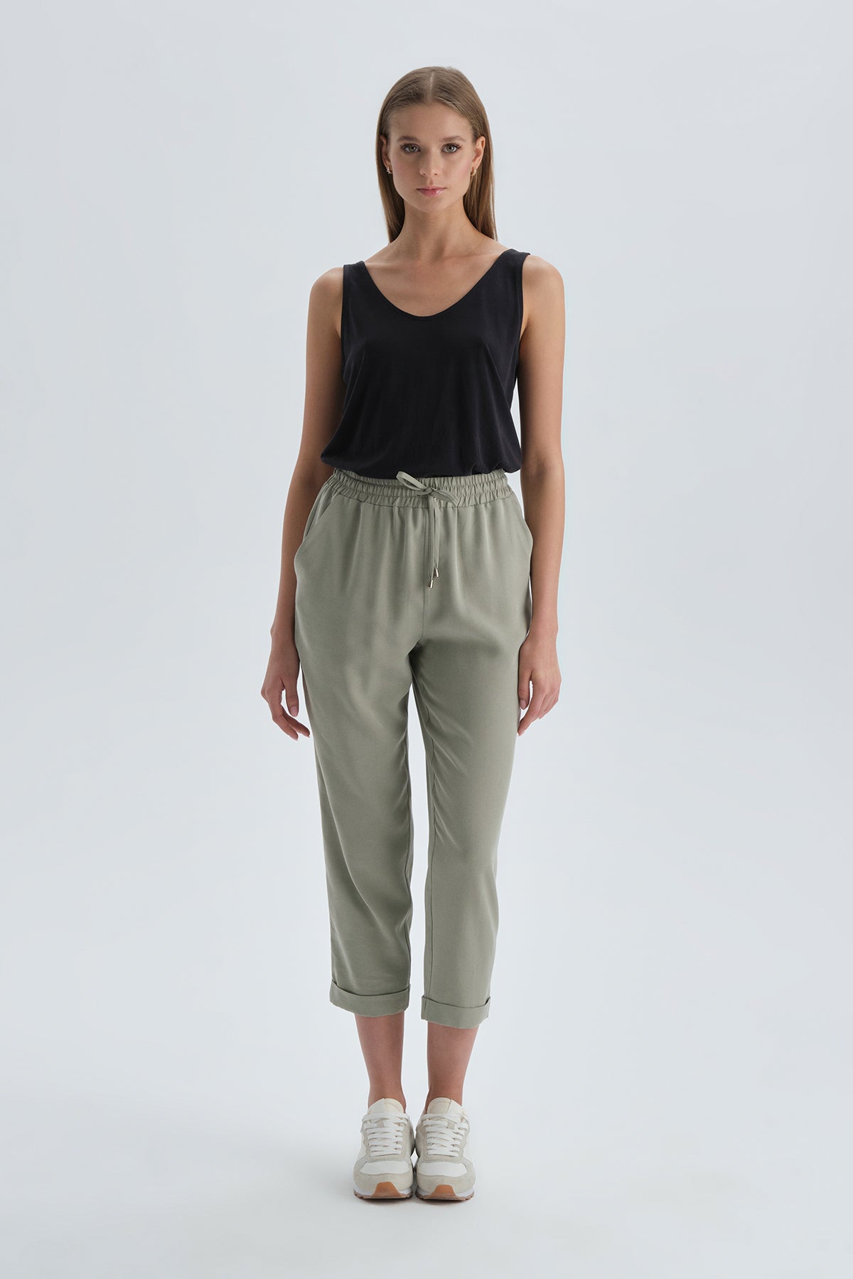 LIGHT GREEEN TROUSERS