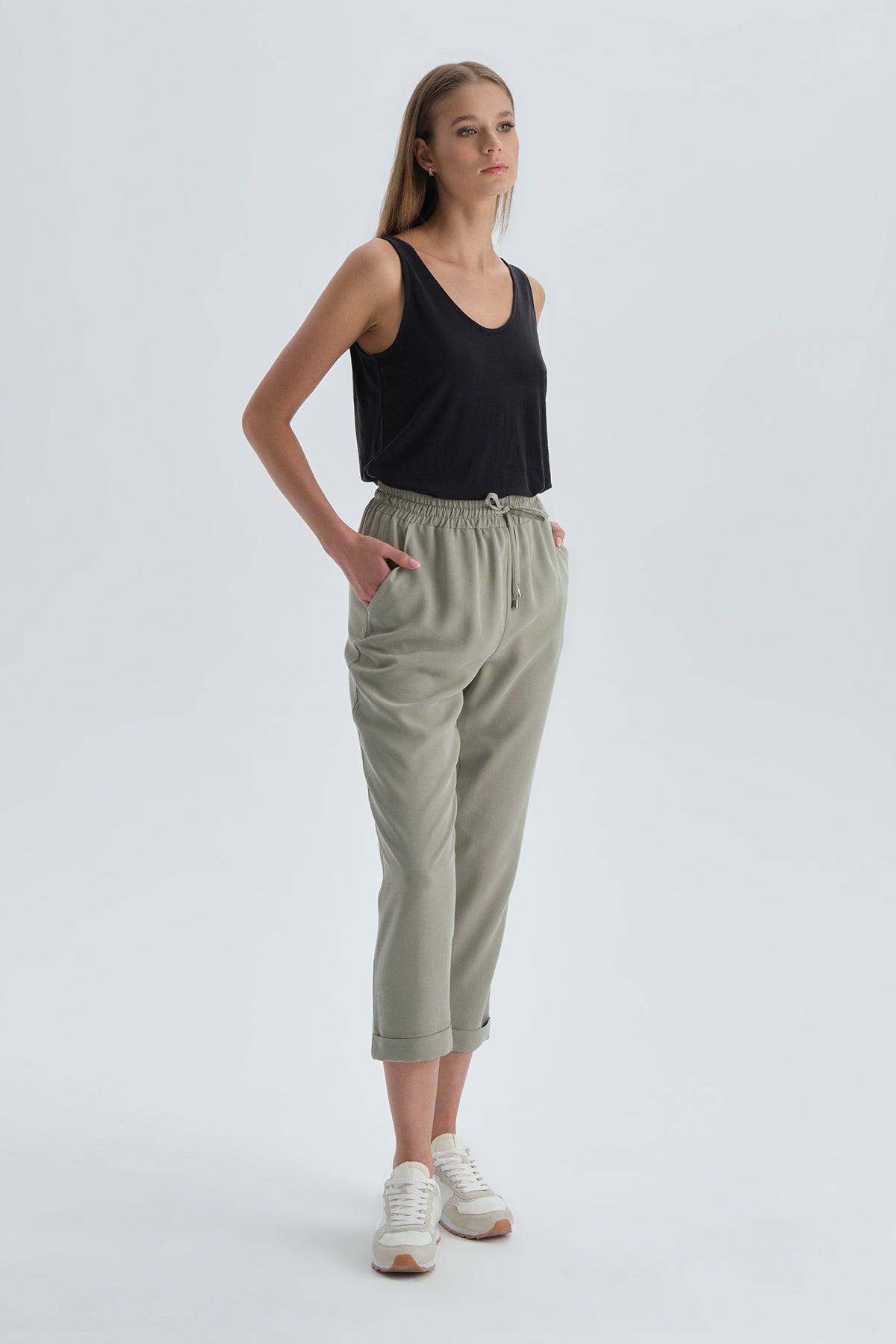 LIGHT GREEEN TROUSERS