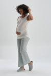 GREEN PRINTED TROUSERS