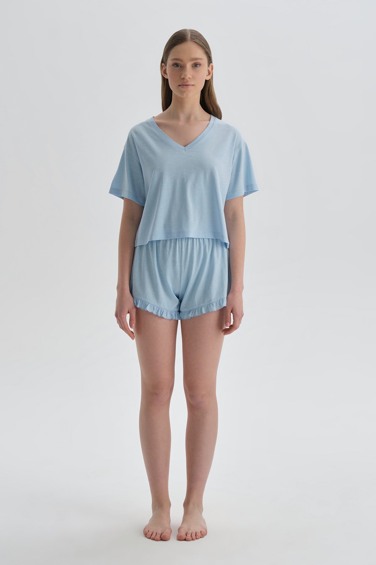 LIGHT BLUE PYJAMA SET
