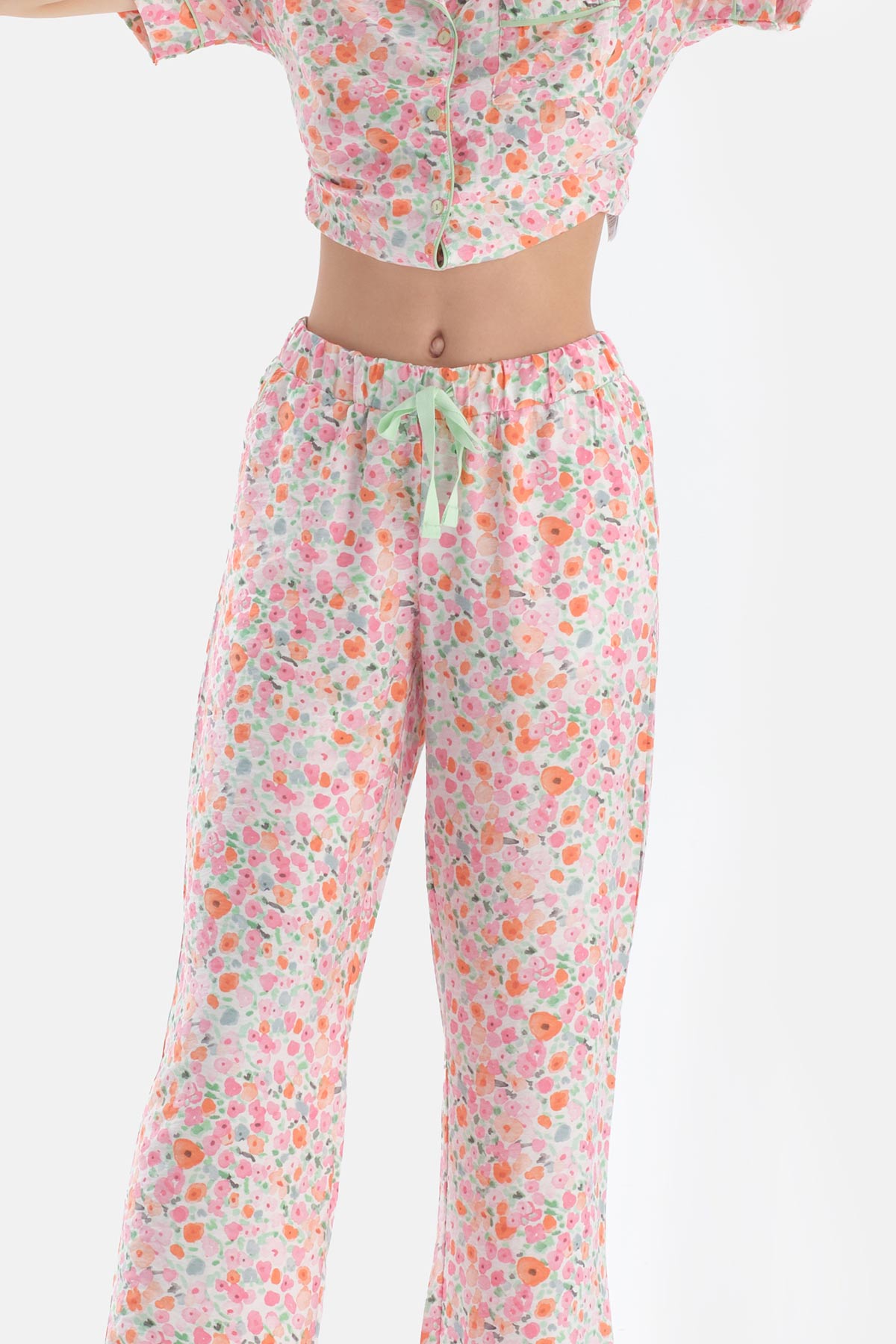 PINK PRINTED PYJAMA SET