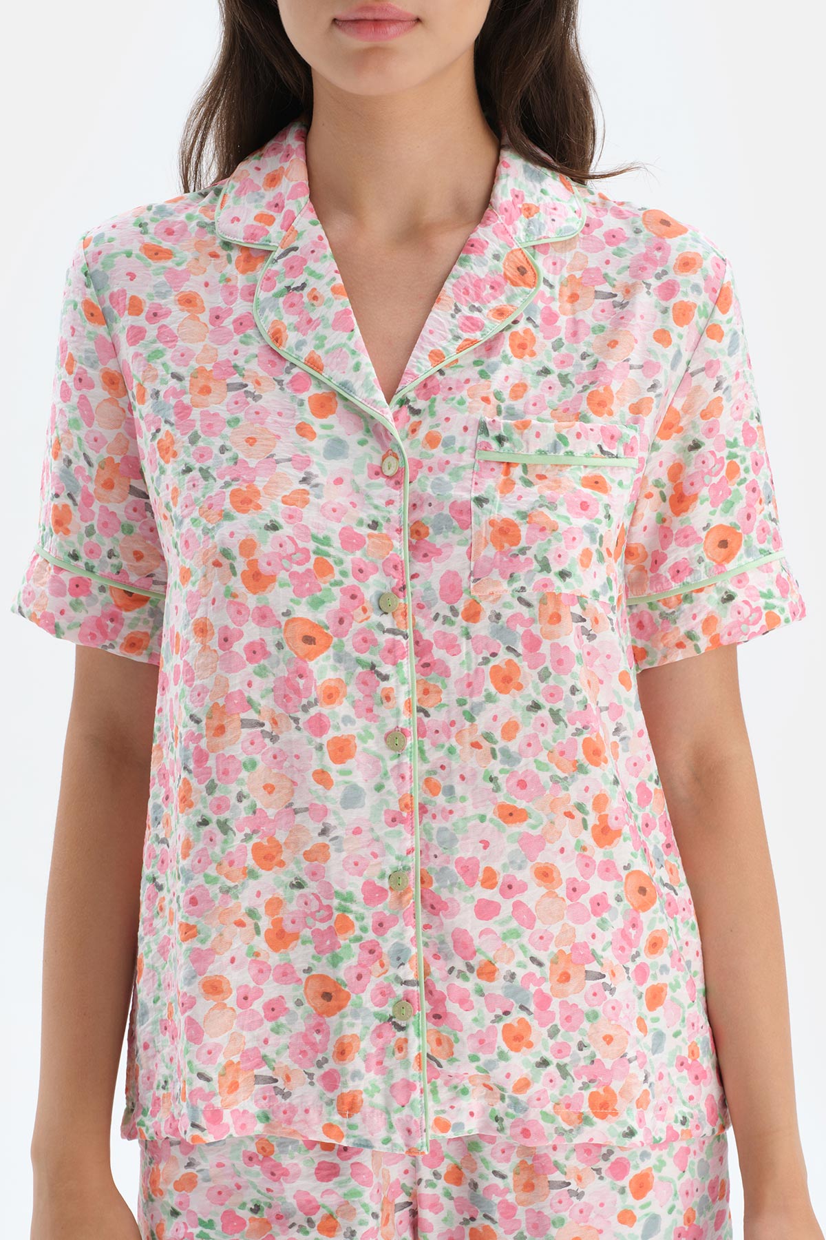 PINK PRINTED PYJAMA SET