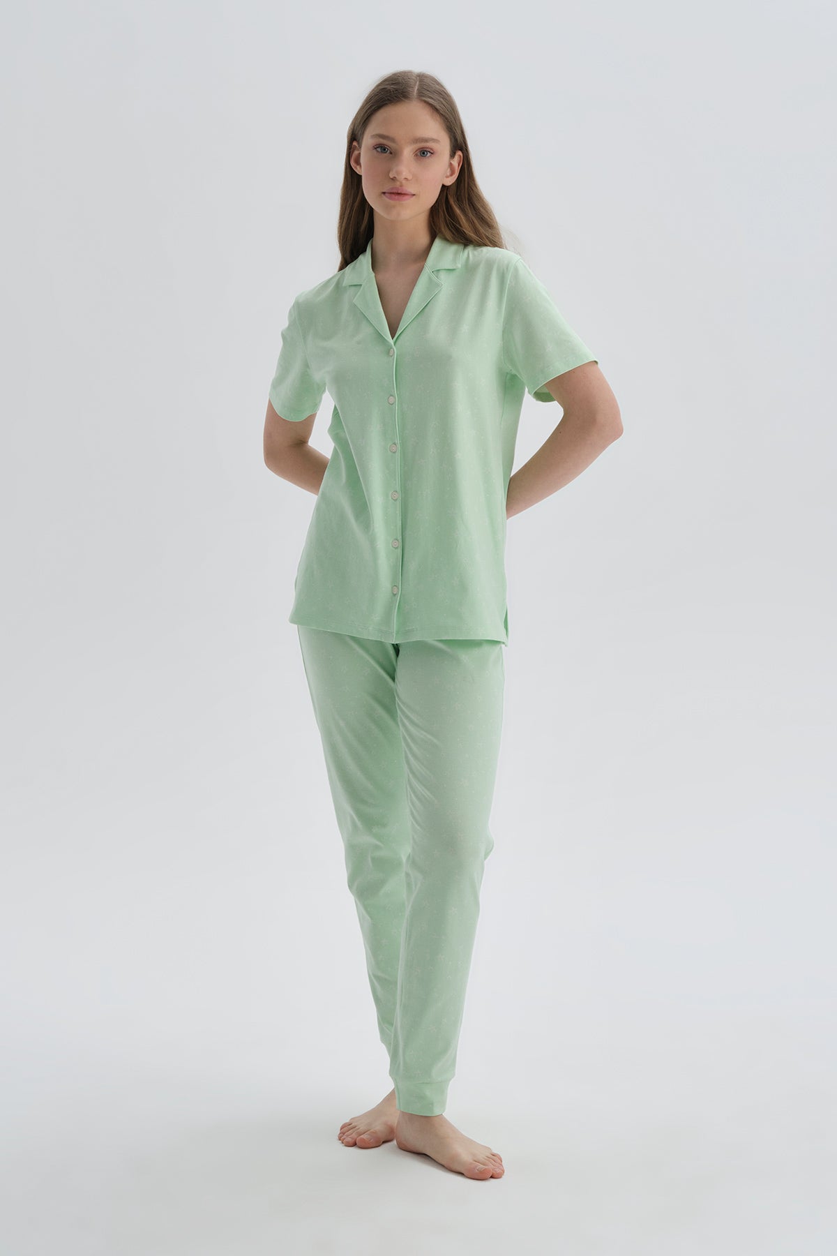 GREEN PYJAMA SET