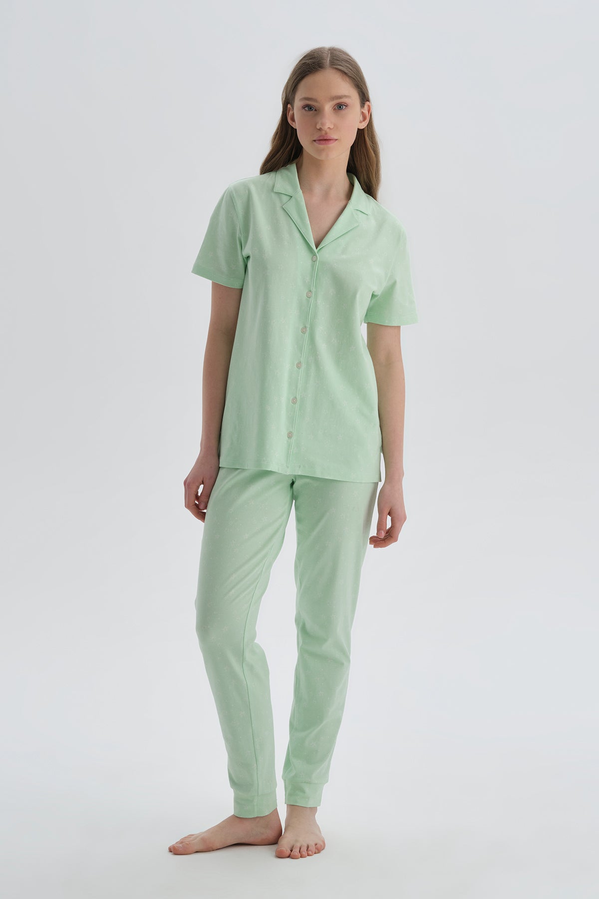 GREEN PYJAMA SET
