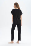 BLACK PYJAMA SET