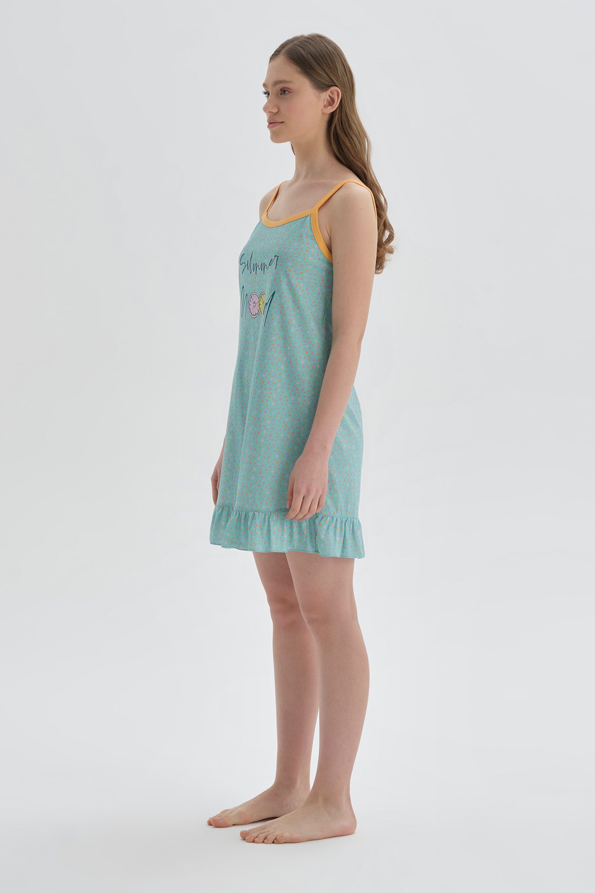 BLUE PRINTED NIGHTIE