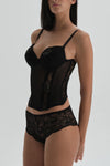 BLACK BUSTIER