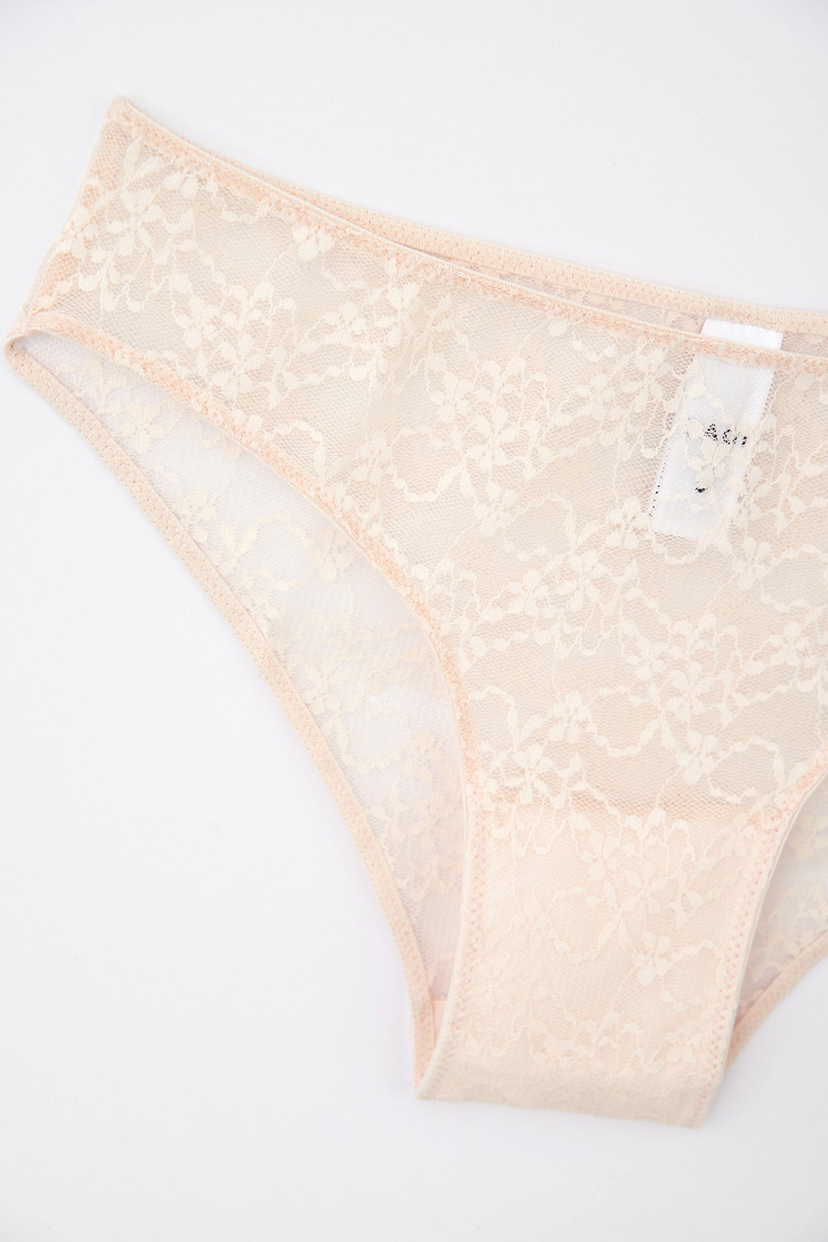 Pınk Nude Dantelli Slip